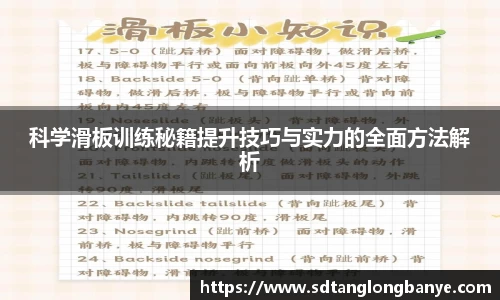 科学滑板训练秘籍提升技巧与实力的全面方法解析