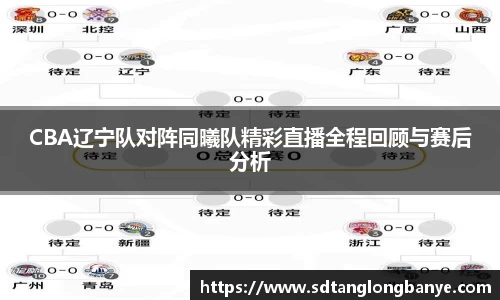 CBA辽宁队对阵同曦队精彩直播全程回顾与赛后分析